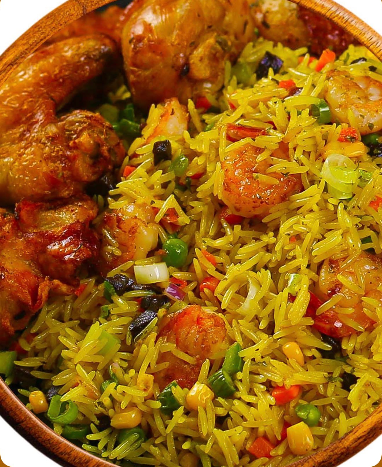 Fried Rice & Chicken/Tukey