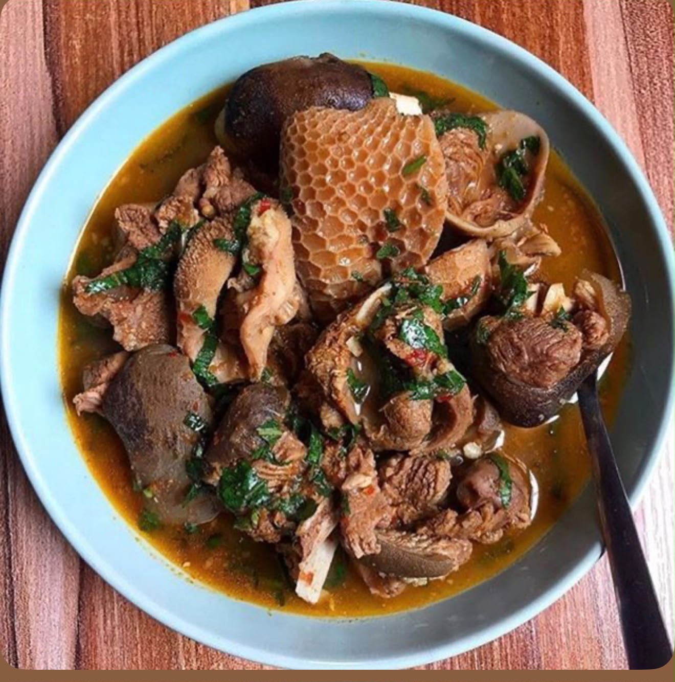 Assorted meat pepper soup