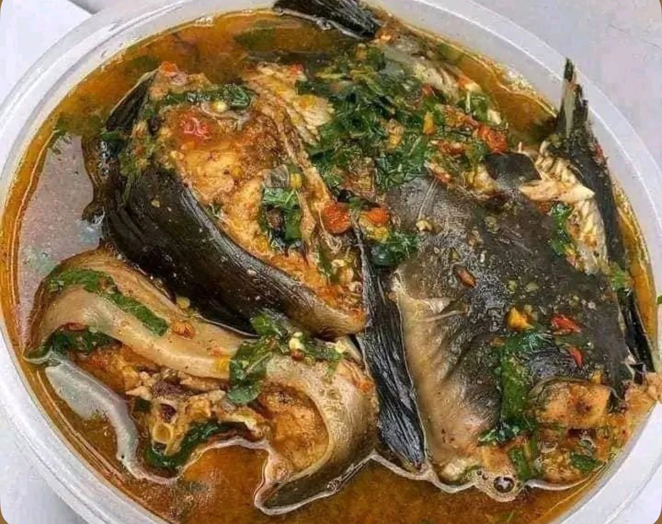 Catfish pepper soup