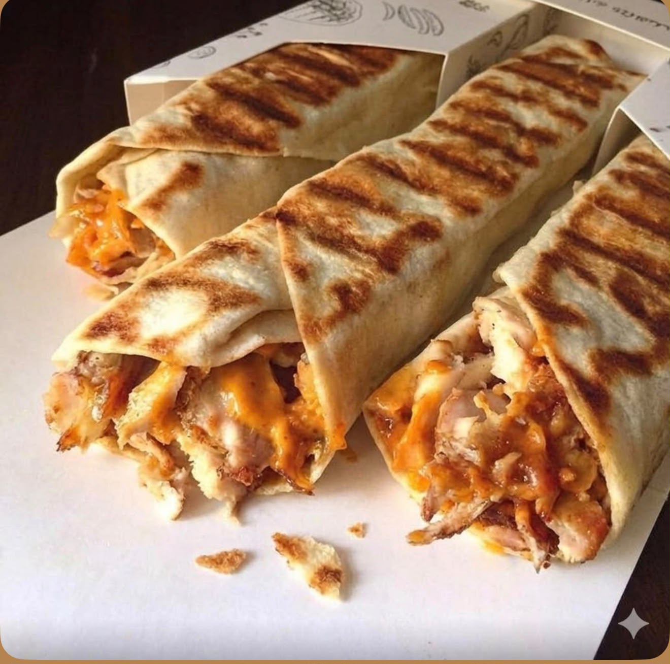 Creamy chicken shawarma